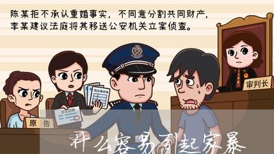 什么容易引起家暴/2023101618258