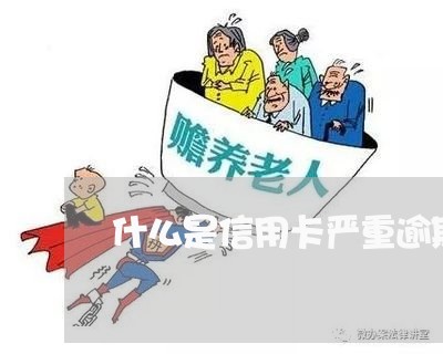 什么是信用卡严重逾期人员管理/2023091449148