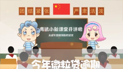 今年微粒贷逾期/2023081524026