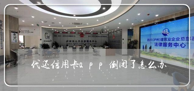 代还信用卡app倒闭了怎么办/2023081314172