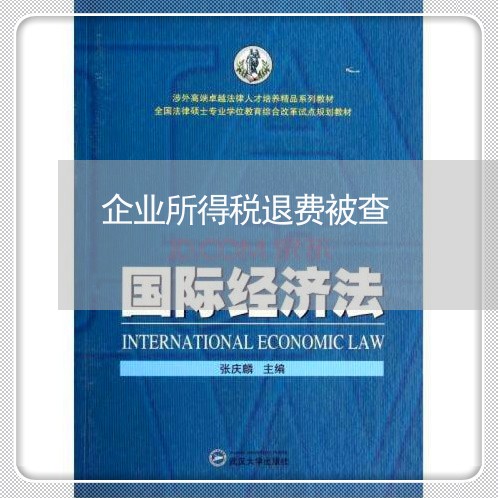 企业所得税退费被查/2023061506050