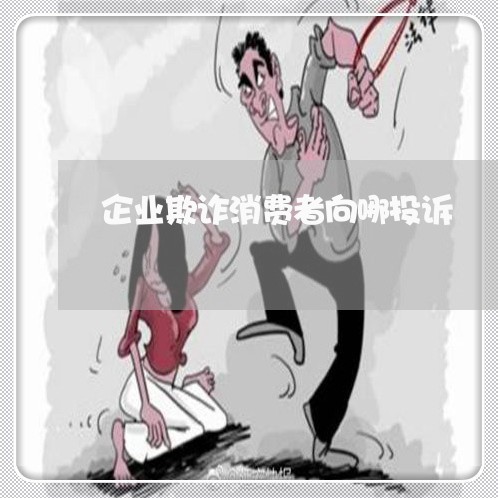 企业欺诈消费者向哪投诉/2023021588482