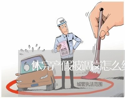 休完产假被调岗怎么维权/2023052329491