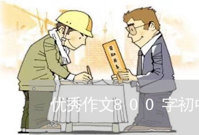 优秀作文800字初中生/2023032465018