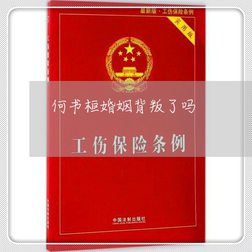 何书桓婚姻背叛了吗/2023112515160