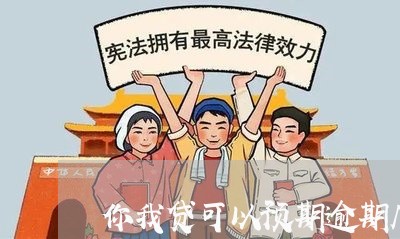 你我贷可以预期逾期几天/2023062207168