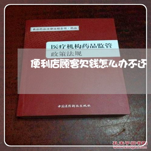 便利店顾客欠钱怎么办不还/2023120474938