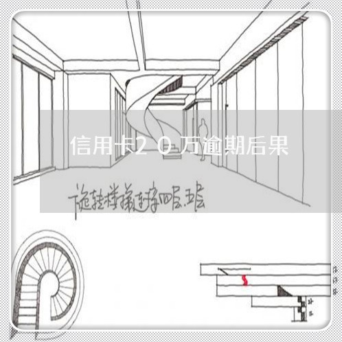 信用卡20万逾期后果/2023062118180