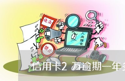 信用卡2万逾期一年多了怎么办啊/2023052050672