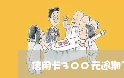 信用卡300元逾期了怎么还/2023091561938