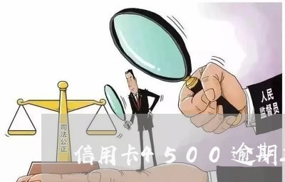 信用卡4500逾期三年利息多少/2023053126159