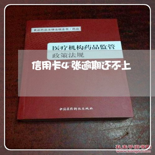 信用卡4张逾期还不上/2023062148271