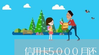 信用卡5000月还/2023092819371