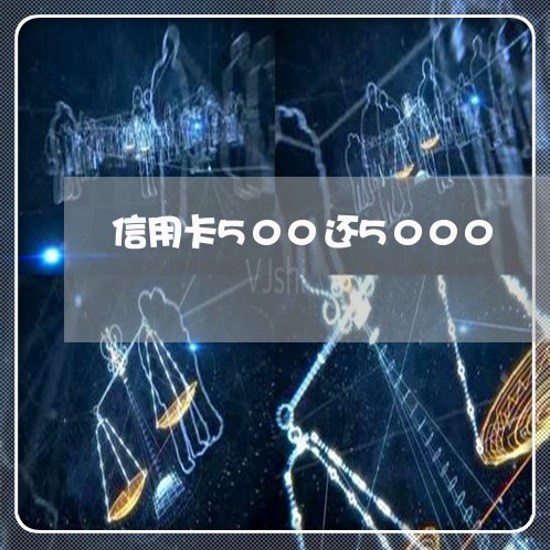 信用卡500还5000/2023092835159