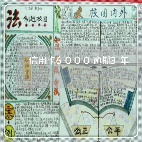 信用卡6000逾期3年/2023052539261