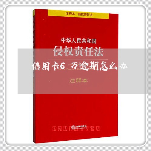 信用卡6万逾期怎么办/2023121938258