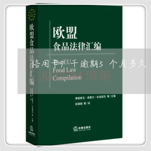 信用卡9千逾期5个月多久/2023052826269