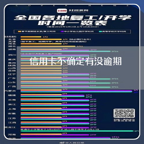 信用卡不确定有没逾期/2023121842703