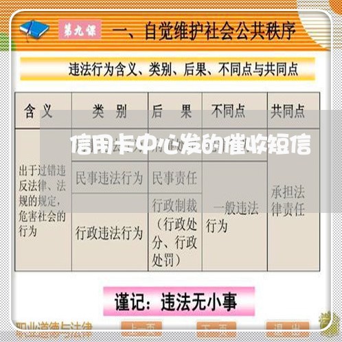 信用卡中心发的催收短信/2023072467361