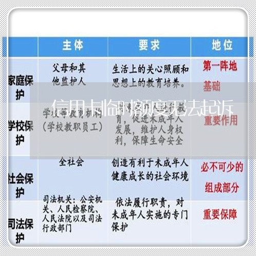 信用卡临时额度无法起诉/2023120437159