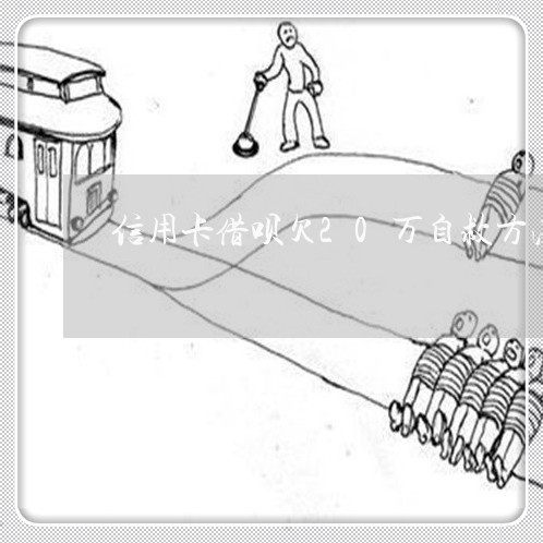 信用卡借呗欠20万自救方法/2023062079513