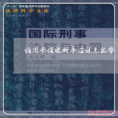 信用卡催收新手应该怎么学/2023072454705