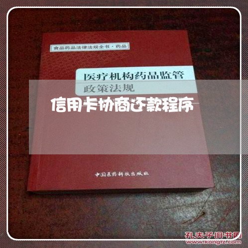 信用卡协商还款程序/2023111823826