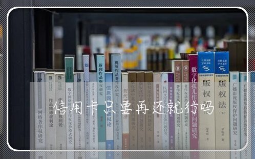 信用卡只要再还就行吗/2023112509514