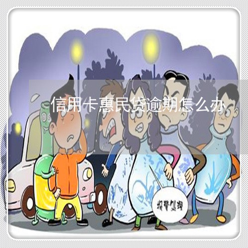 信用卡惠民贷逾期怎么办/2023052006472