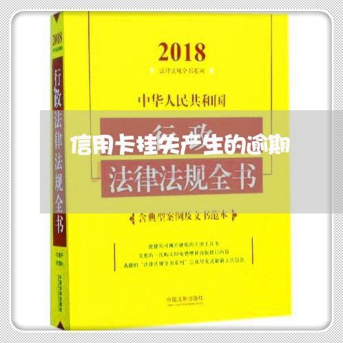 信用卡挂失产生的逾期/2023112716392