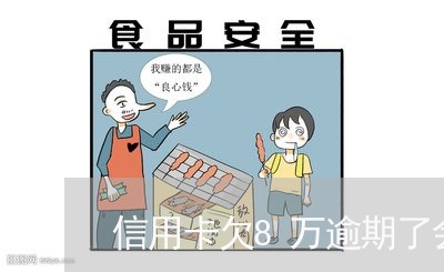 信用卡欠8万逾期了会怎么样/2023051914130