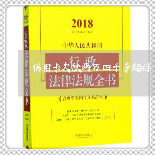 信用卡欠款两万四千多起诉/2023071574269