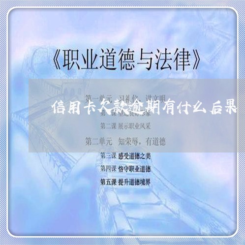 信用卡欠款逾期有什么后果/2023071536353