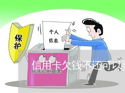 信用卡欠钱不还可以要回来吗/2023110846251