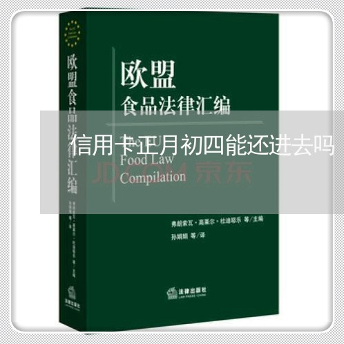 信用卡正月初四能还进去吗/2023072281848