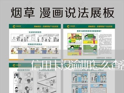 信用卡没逾期怎么查额度/2023073019270