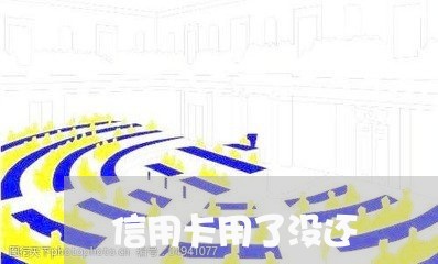 信用卡用了没还/2023072360604