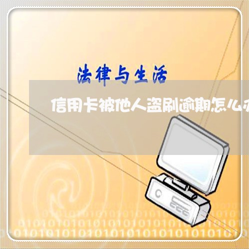 信用卡被他人盗刷逾期怎么办/2023072342603