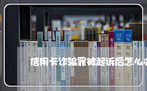 信用卡诈骗罪被起诉后怎么办/2023081294705