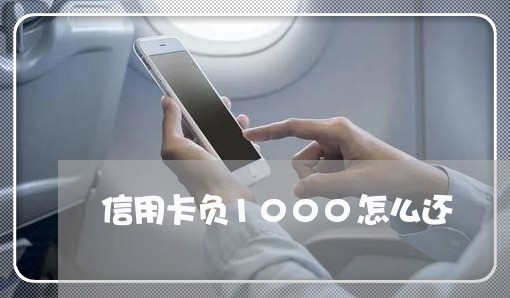 信用卡负1000怎么还/2023082653059