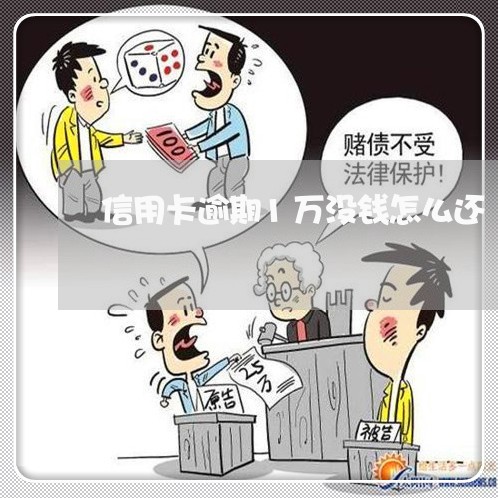 信用卡逾期1万没钱怎么还/2023111894837