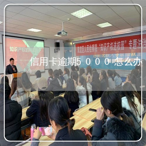 信用卡逾期5000怎么办/2023120674735