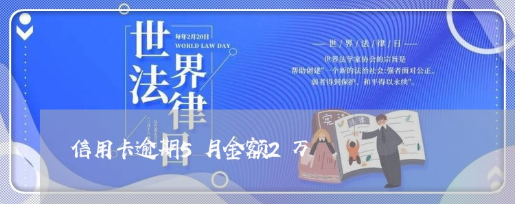 信用卡逾期5月金额2万/2023121662513