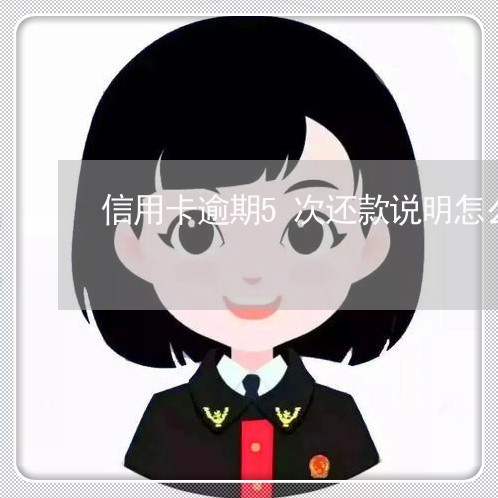 信用卡逾期5次还款说明怎么写/2023050545203