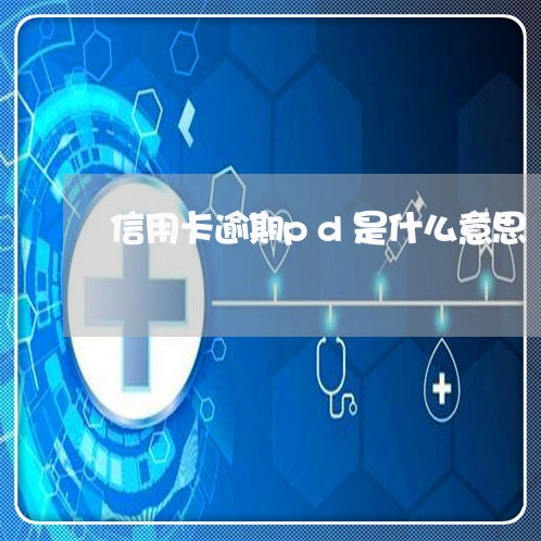 信用卡逾期pd是什么意思/2023121794826