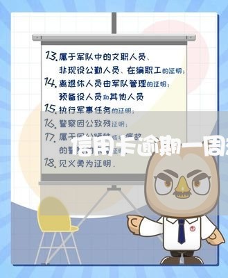 信用卡逾期一周想还款/2023121779370