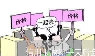 信用卡逾期一天后会怎么办/2023081265058