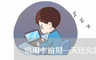 信用卡逾期一天还完款被锁/2023120538414