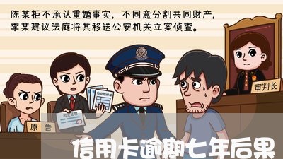 信用卡逾期七年后果/2023121816038