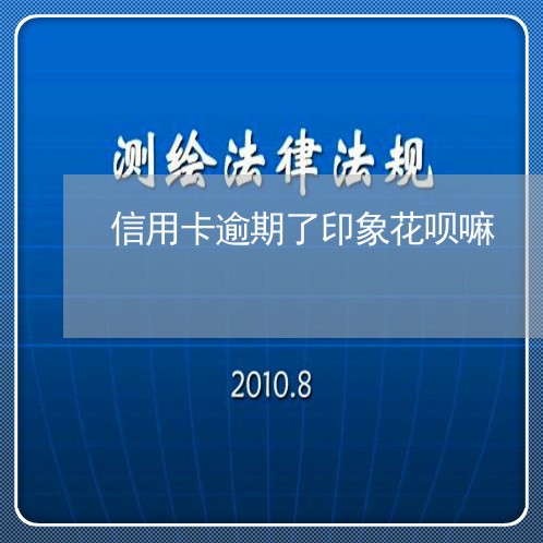 信用卡逾期了印象花呗嘛/2023121540593